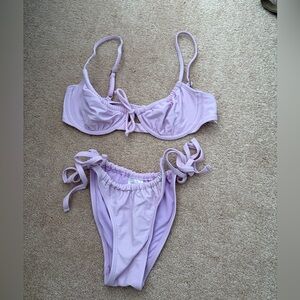 Lavender Bikini Set. Target xhilaration size small top xs bottoms